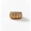 Strahlen Sie mit dem PAVÈ DÉCO Ring, 24 Karat vergoldet-Miss Chogan Parfum
